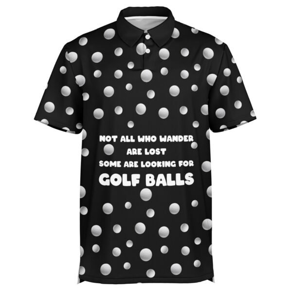 poloShirt_ghost-front Breathable Golf T-Shirt for Men – Active Fit & Comfort
