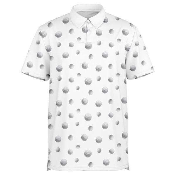poloShirt_ghost-front Modern Golf Performance Shirt – Breathable Activewear